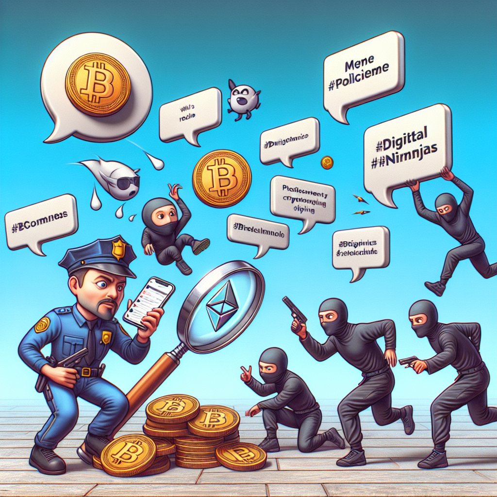 kspro_tech's tweet photo. 🚨 اوه نه! کلانتری رمز ارزها رو تعطیل کردن! 🤯😅 انگار پلیس دوج‌کوین فقط واسه میم می‌مونه! از الان به بعد، هرکی که به رمز ارز دست بده، باید منتظر حمله‌ی نینجاهای دیجیتالی باشه! 🤪🥷💸 

#رمزارز #پلیس_دیجیتالی #کریپتو #وقتی_ممز_حقیقت_میشن 🐶💻 https://t.co/H9ZpzN63dR