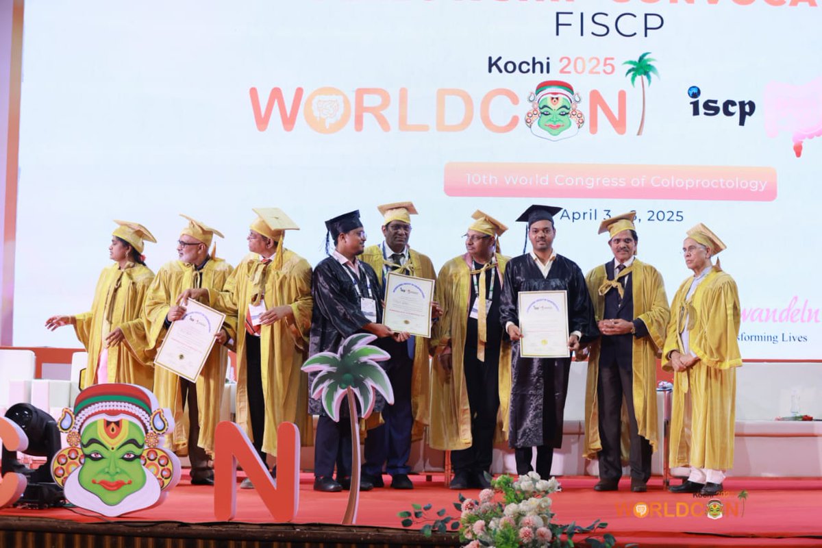 aju_ajs's tweet photo. Had a wonderful experience attending the WORLDCON of ISCPS at Kochi .
Also got awarded the Fellowship of ISCPS https://t.co/y3Tc7aYMRj