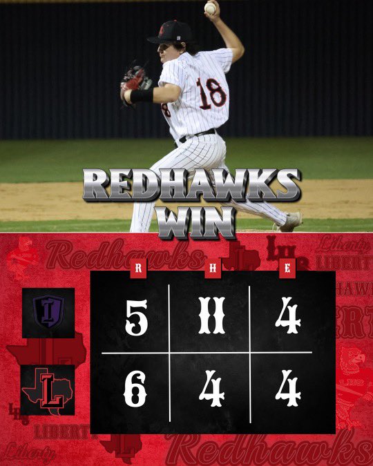 LHS_RedhawkBSBL's tweet photo. Put it in the win column! Huge come from behind win for the RedHawks.
We will take on Independence to finish the series on Friday at their place, be there!
#HAWKS #BeCritical https://t.co/YsBIb2mWvE