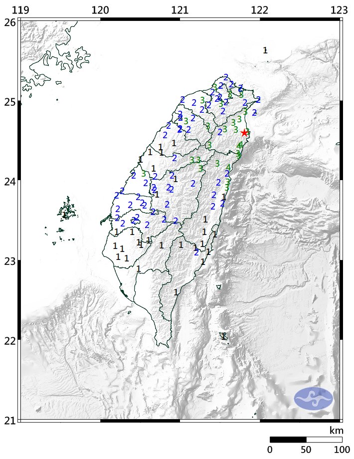 THQuake's tweet photo. 9-4-68

08:53 แผ่นดินไหวขนาด 5.8(ML) ลึก 72.4  กม.พิกัด 24.6°N 121.81°E เทศมณฑลอี๋หลาน ประเทศไต้หวัน ความรุนแรงระดับ  4 ตามมาตรา CMB

https://t.co/mVLqNeWYoe https://t.co/htSk4Vaino