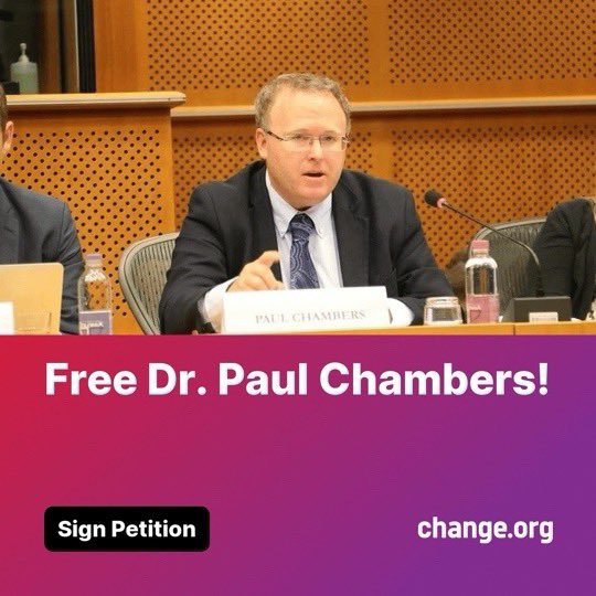 PavinKyoto's tweet photo. ช่วยกันลงชื่อเรียกร้องให้มีการปล่อยตัวอาจารย์ Paul Chambers กันค่ะ
Let's sign this petition calling for Paul Chambers to be free.
https://t.co/gRJlPao4nQ https://t.co/mkk39zIbYb