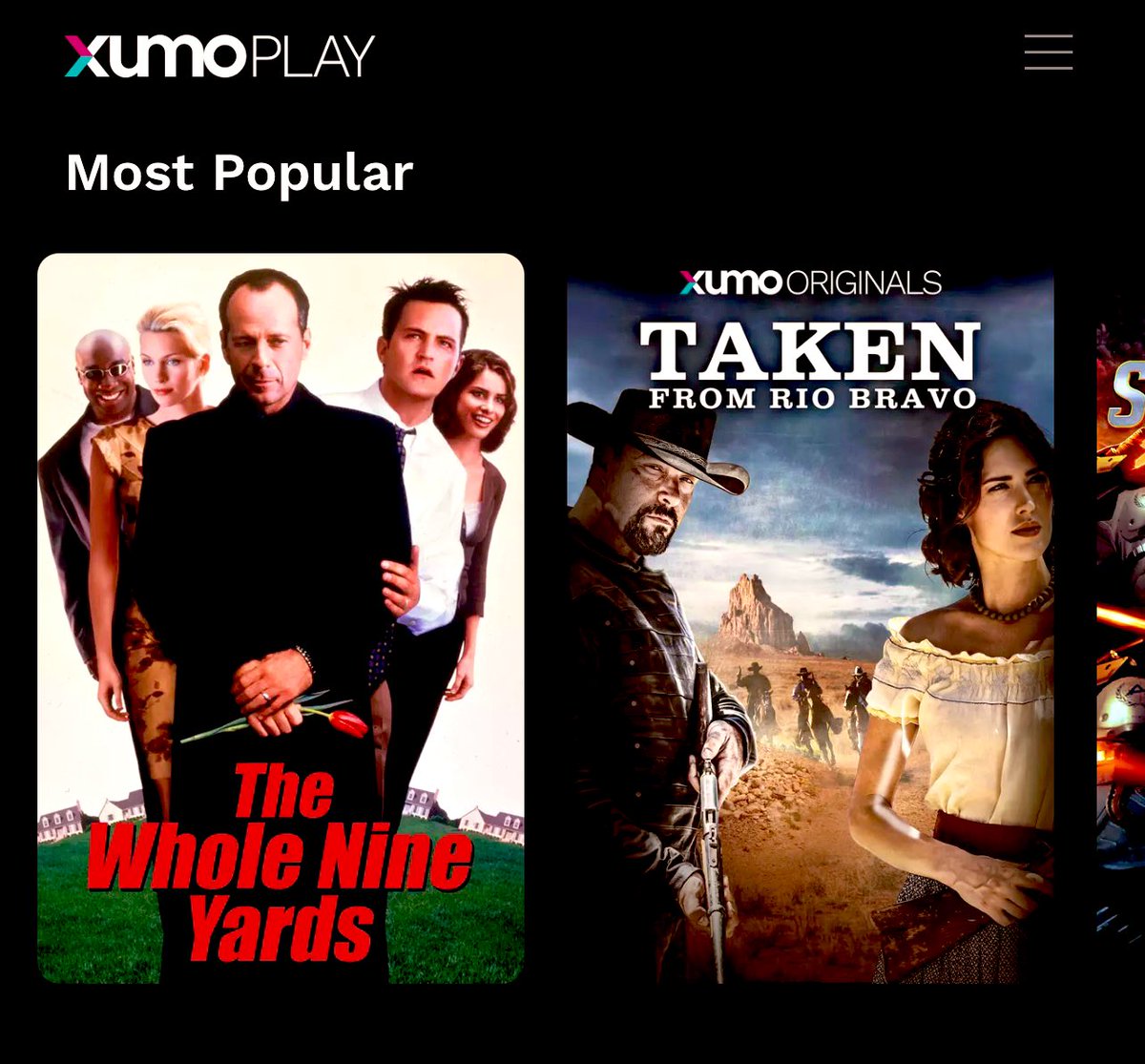 TAKEN FROM RIO BRAVO is still on Most Popular list of NBCUniversal’s Xumo Play (and in a good company))! Watch it now: play.xumo.com/free-movies/ta…