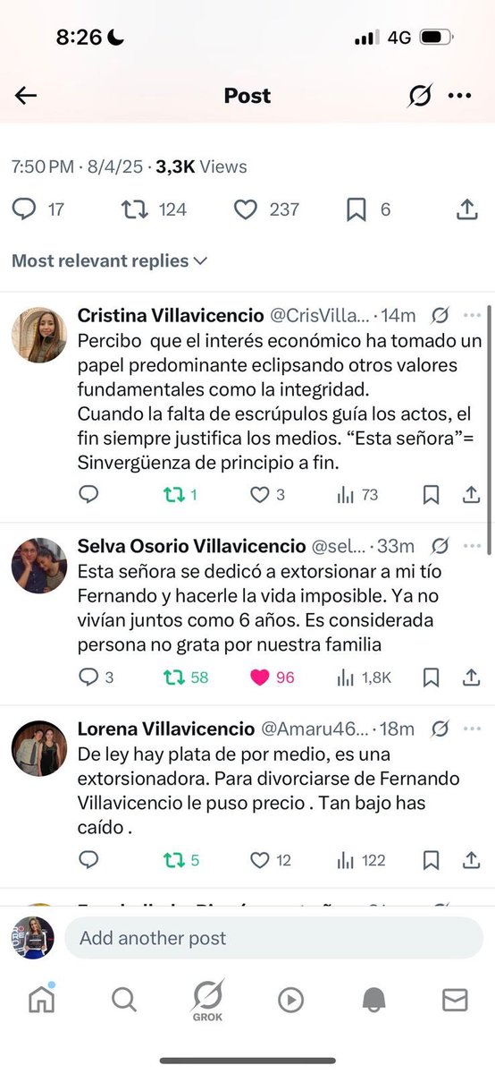Total desacuerdo. Familiares de Fernando Villavicencio rechazan las declaraciones de Verónica Saráuz, quien endilgó complicidad de la Fiscal Diana Salazar y del presidente Daniel Noboa para no establecer quiénes ordenaron el asesinato del político.