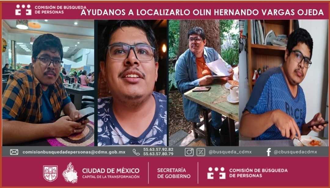 Buscamos a Olin Hernando Vargas Ojeda; por favor, ayúdanos a encontrarlo.