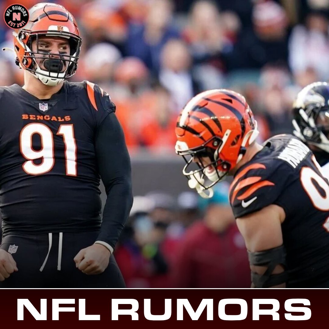 nflrums's tweet photo. The Bengals reportely are seeking a 1st round pick for Trey Hendrickson https://t.co/9iu3NM8yru