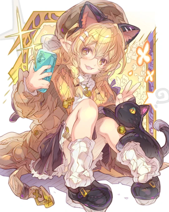 黒ねこみみっ子ちゃんリクエストありがとうございました (*'▽')#Skeb 
