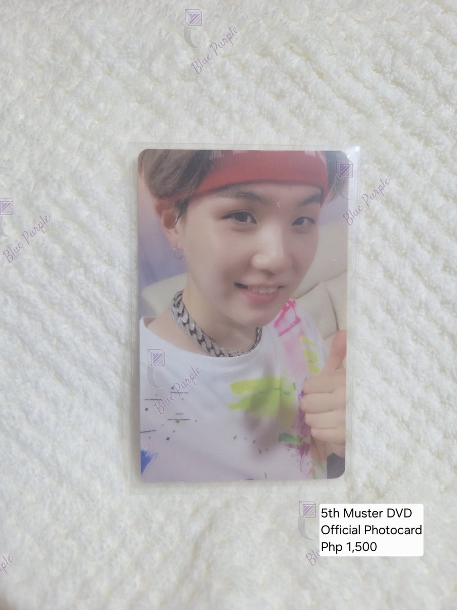 GINfinity34's tweet photo. ‼️Updated Price SALE‼️

wts lfb | bts photocard ph
5th muster dvd suga pc

💸 ₱ 1500
— mint condition 
— on hand
— payo or dop

— dm or comment mine!

🔖bts yoongi suga rm jk v hobi jin jimin kpop poca pc wtb lfs ic https://t.co/kB7FhzD2Gz