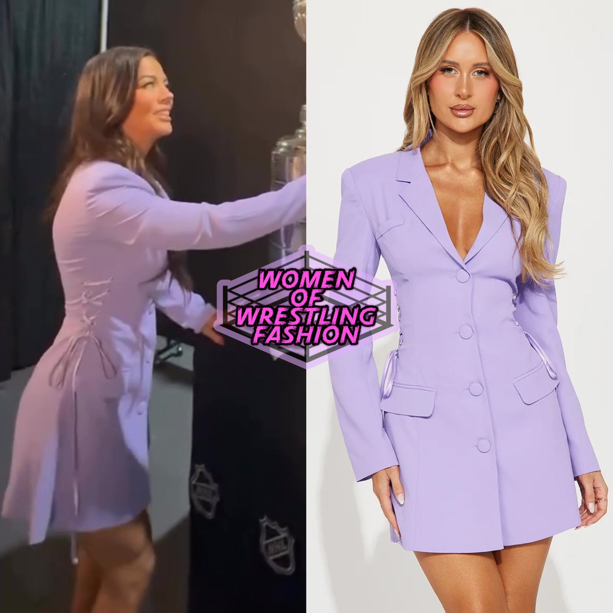 slim fit dress slacks Elvira White Blazer Mini Dress for Graduations & Wedding Guests main image 0