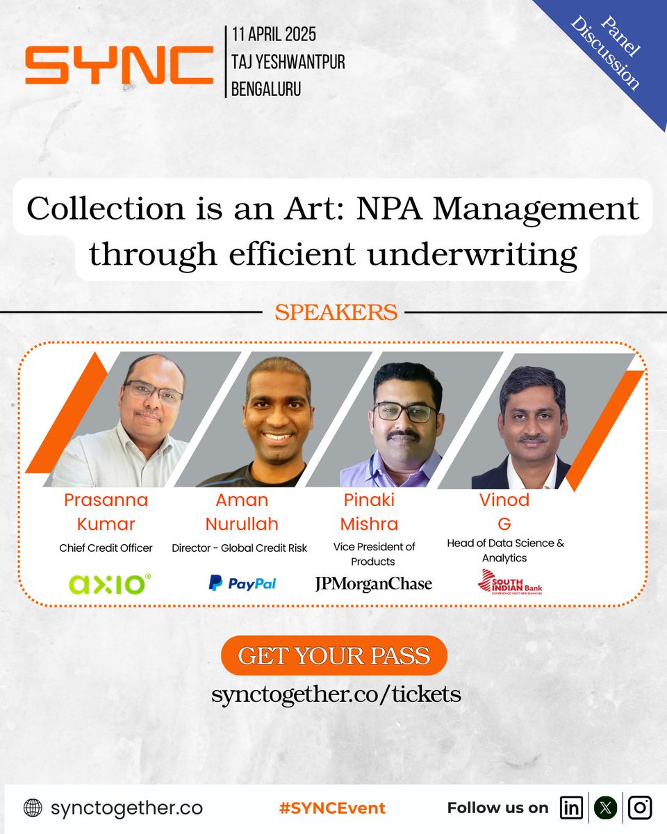 🎯𝐂𝐚𝐧 𝐬𝐦𝐚𝐫𝐭𝐞𝐫 𝐮𝐧𝐝𝐞𝐫𝐰𝐫𝐢𝐭𝐢𝐧𝐠 𝐭𝐮𝐫𝐧 𝐭𝐡𝐞 𝐭𝐢𝐝𝐞 𝐨𝐧 𝐈𝐧𝐝𝐢𝐚’𝐬 𝐫𝐢𝐬𝐢𝐧𝐠 𝐍𝐏𝐀𝐬?

𝐓𝐡𝐞 𝐬𝐞𝐜𝐫𝐞𝐭? 𝐀𝐫𝐭𝐟𝐮𝐥 𝐮𝐧𝐝𝐞𝐫𝐰𝐫𝐢𝐭𝐢𝐧𝐠 + 𝐭𝐞𝐜𝐡 + 𝐫𝐞𝐠𝐮𝐥𝐚𝐭𝐢𝐨𝐧.

🔗 𝐒𝐞𝐜𝐮𝐫𝐞 𝐲𝐨𝐮𝐫 𝐩𝐚𝐬𝐬 𝐧𝐨𝐰: synctogether.co/tickets