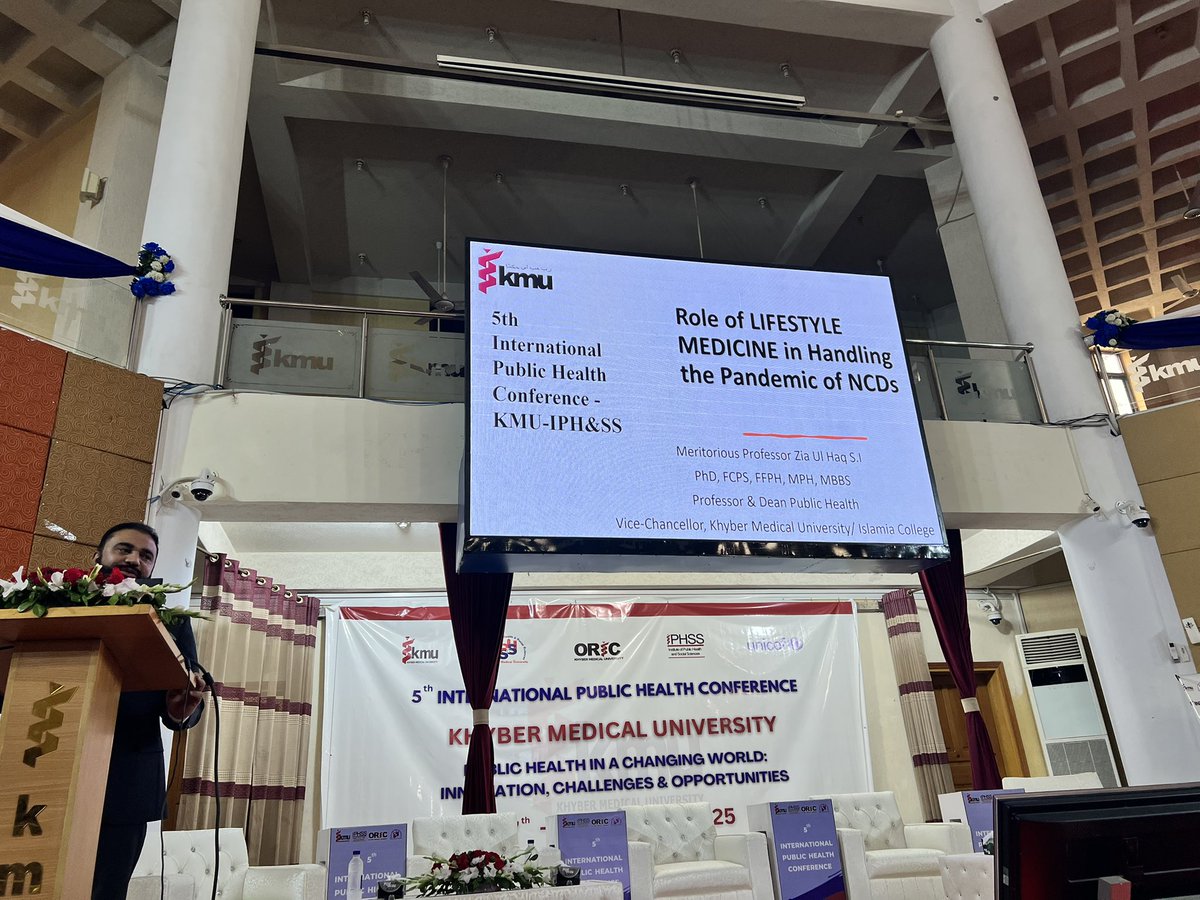 Institute of Public Health & Social Sciences _ KMU (@iphss_kmu) on Twitter photo 5th International public health conference started with a talk from <a href="/DrZia_ulhaq/">Prof Zia Ul Haq, VC KMU, MBBS PhD FCPS</a>
#phcon25 #publichealth <a href="/drkhalidrehman/">Khalid Rehman PhD</a> 5th International public health conference started with a talk from <a href="/DrZia_ulhaq/">Prof Zia Ul Haq, VC KMU, MBBS PhD FCPS</a>
#phcon25 #publichealth <a href="/drkhalidrehman/">Khalid Rehman PhD</a>