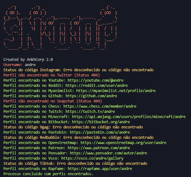 Snoop - OSINT Tool For Research Social Media Accounts By Username

github.com/AnkhCorp/Snoop