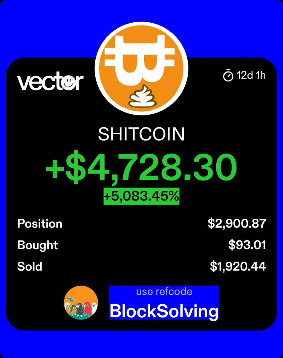 BlockSolving's tweet image. Conviction can kill you.
Or you can kill conviction. 

You could be a Convict... just join me here: Trade memes with me on Vector, 

- enter code: BlockSolving

vec.fun/ref/BlockSolvi…
