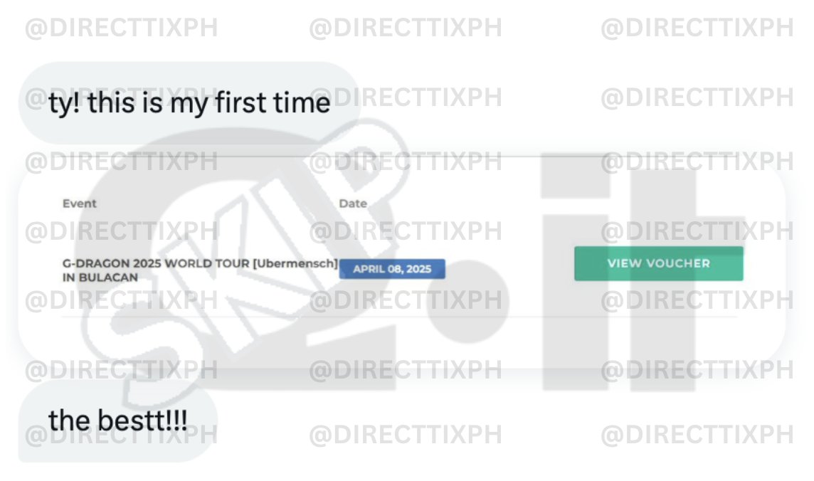 DirectTixPH's tweet photo. G-DRAGON 2025 WORLD TOUR [Übermensch] IN BULACAN PRESALE #DirectTicketsPH_proofs  #GDRAGONinBULACAN https://t.co/j0gsHo6emQ
