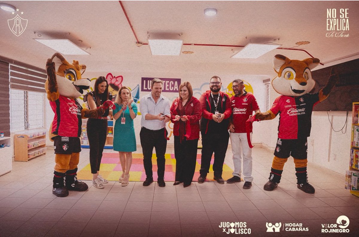ATLAS FC INAUGURA SU CUARTA LUDOTECA DE JUGAMOS X JALISCO EN HOGAR CABAÑAS
impacta directamente en la vida de 286 niñ<a href="/s/">『S』</a>, con el firme objetivo de garantizar su derecho al juego mediante espacios diseñados para su bienestar.