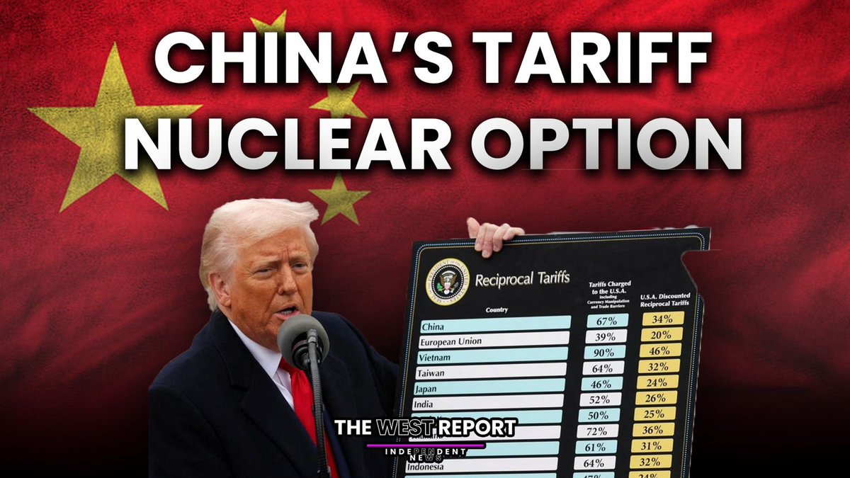 MichaelWestBiz's tweet photo. How Trump's fake economic adviser crashed the world. And China's 'nuclear option' selling US debt
#auspol #tariffs 
https://t.co/4iCFpPx2IE https://t.co/lAArEMujtC