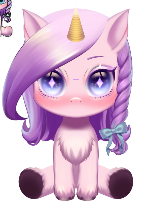 Elly_Steiny's tweet photo. Pony model  WIP🤗 
#vtubermodel https://t.co/ImB1jF7QSn