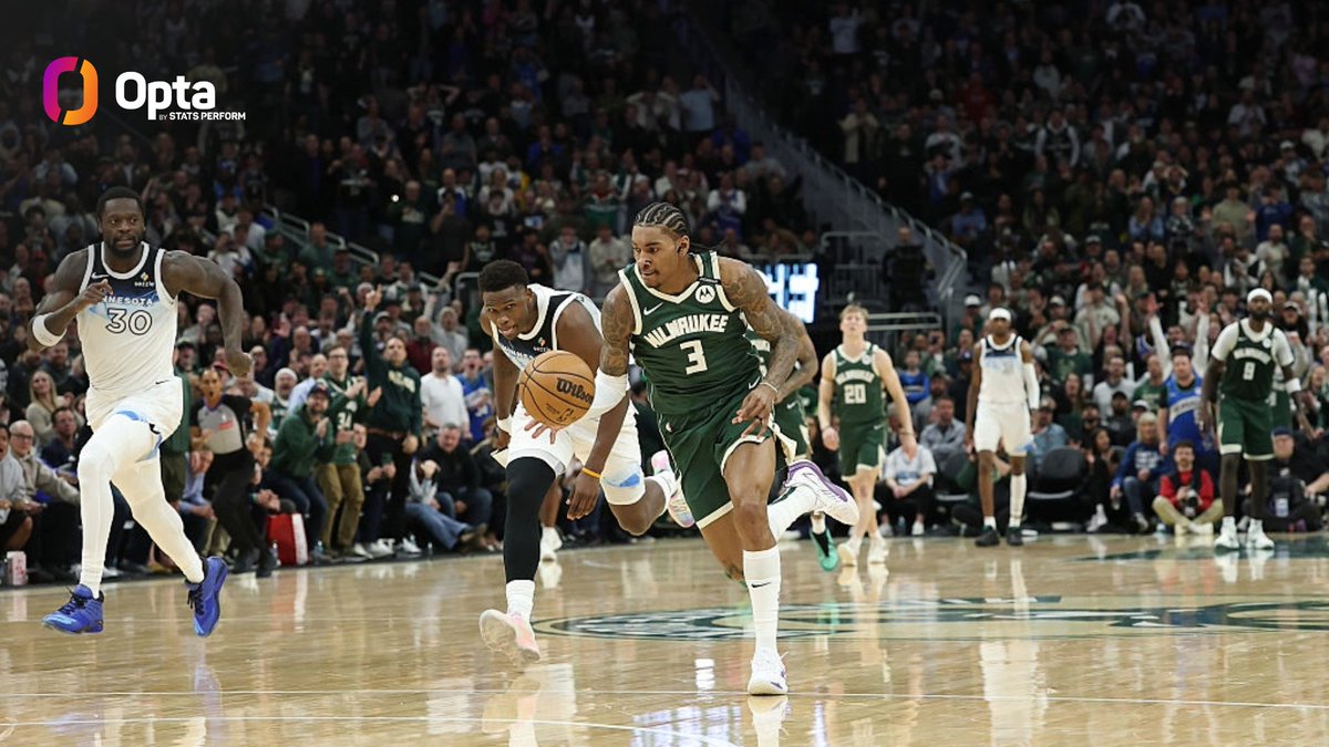 OptaSTATS (@optastats) on Twitter photo Tonight, the <a href="/Bucks/">Milwaukee Bucks</a> trailed, 95-71, with 9:53 left in the fourth quarter before winning, 110-103.
The 24-point comeback win with 10 minutes or less left in regulation is the largest in the NBA in the last 20 years. Tonight, the <a href="/Bucks/">Milwaukee Bucks</a> trailed, 95-71, with 9:53 left in the fourth quarter before winning, 110-103.
The 24-point comeback win with 10 minutes or less left in regulation is the largest in the NBA in the last 20 years.
