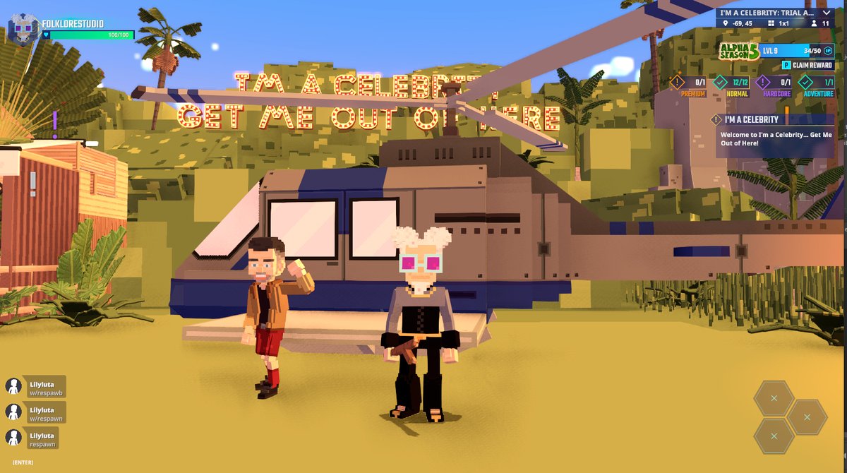 About to go on a heli ride in <a href="/TheSandboxGame/">The Sandbox</a> 🚁 tsbga.me/TheSandbox #AlphaSeason5