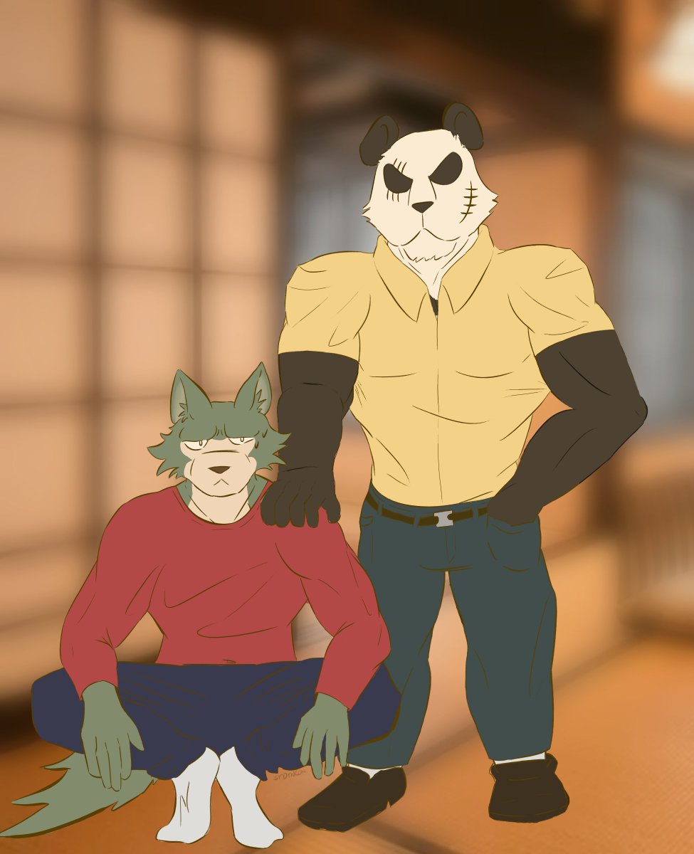 srDrak0n's tweet photo. Domestication (1/4)
It seems that Gouhin is teaching Legoshi an uncommon technique to help him control his wild side. 
#furry #Anime #digitalart #beastars #fanart #Art #furryart #legoshi #gouhin https://t.co/YRek9VsLpL