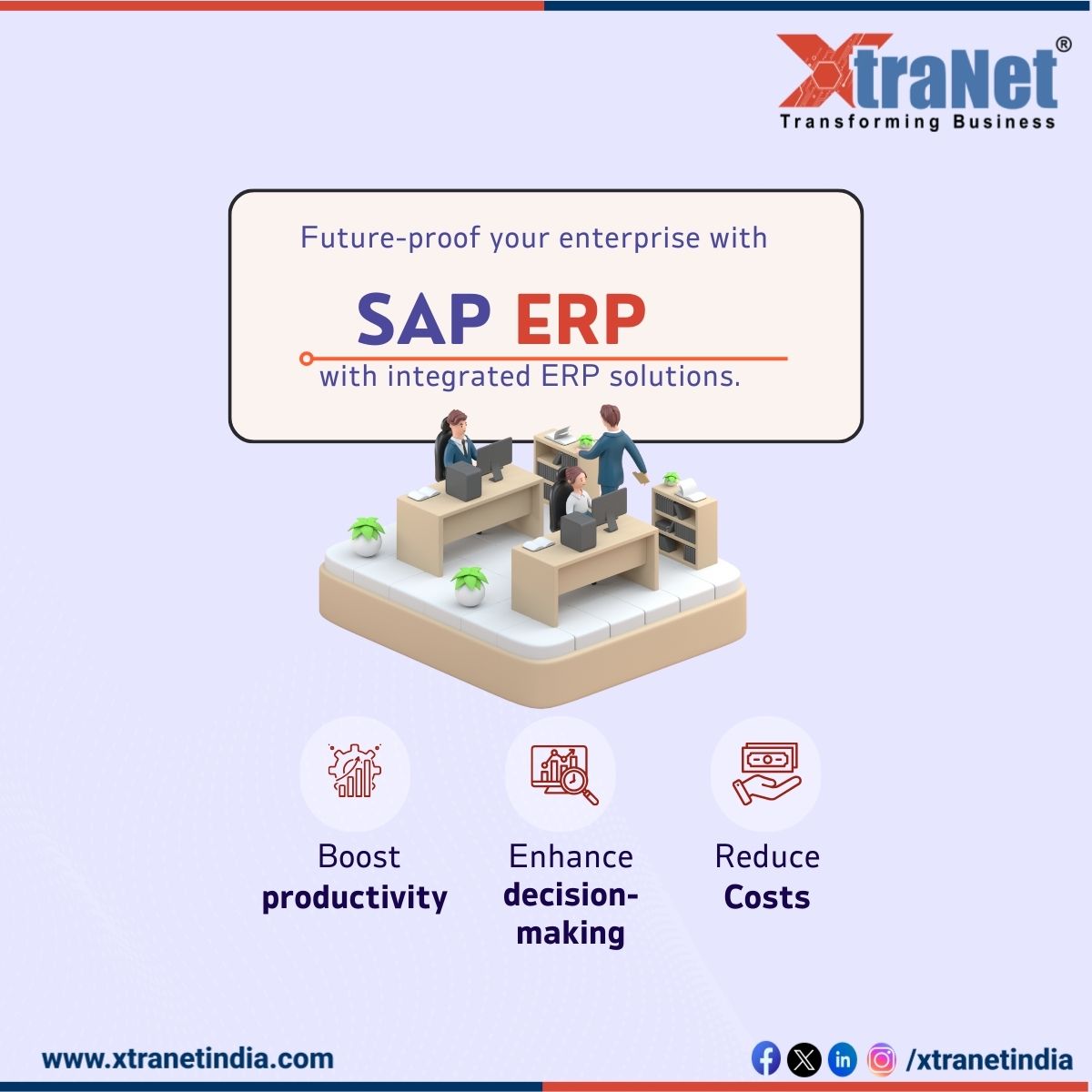 xtranetindia's tweet photo. Optimize, Automate, Succeed with SAP ERP!
Unlock seamless business operations, real-time analytics, and smarter decision-making with SAP ERP. Let’s drive innovation and efficiency together!
#xtranet #xtranettechnology #bhopal #xtranetindia #synergy #synergyplatform #bhfyp https://t.co/GuBZjnTK0F