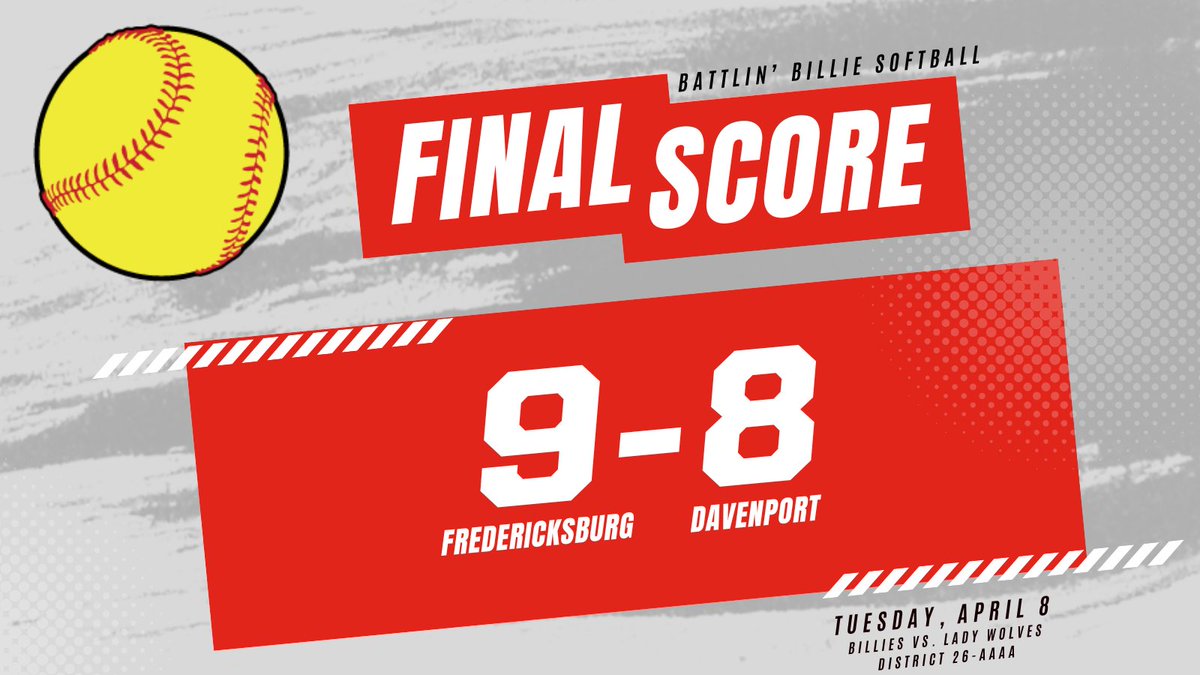 Good night for the Battlin’ Billies - two more wins in the books.  #OwnIt <a href="/billiesports/">Fredericksburg Athletics</a>