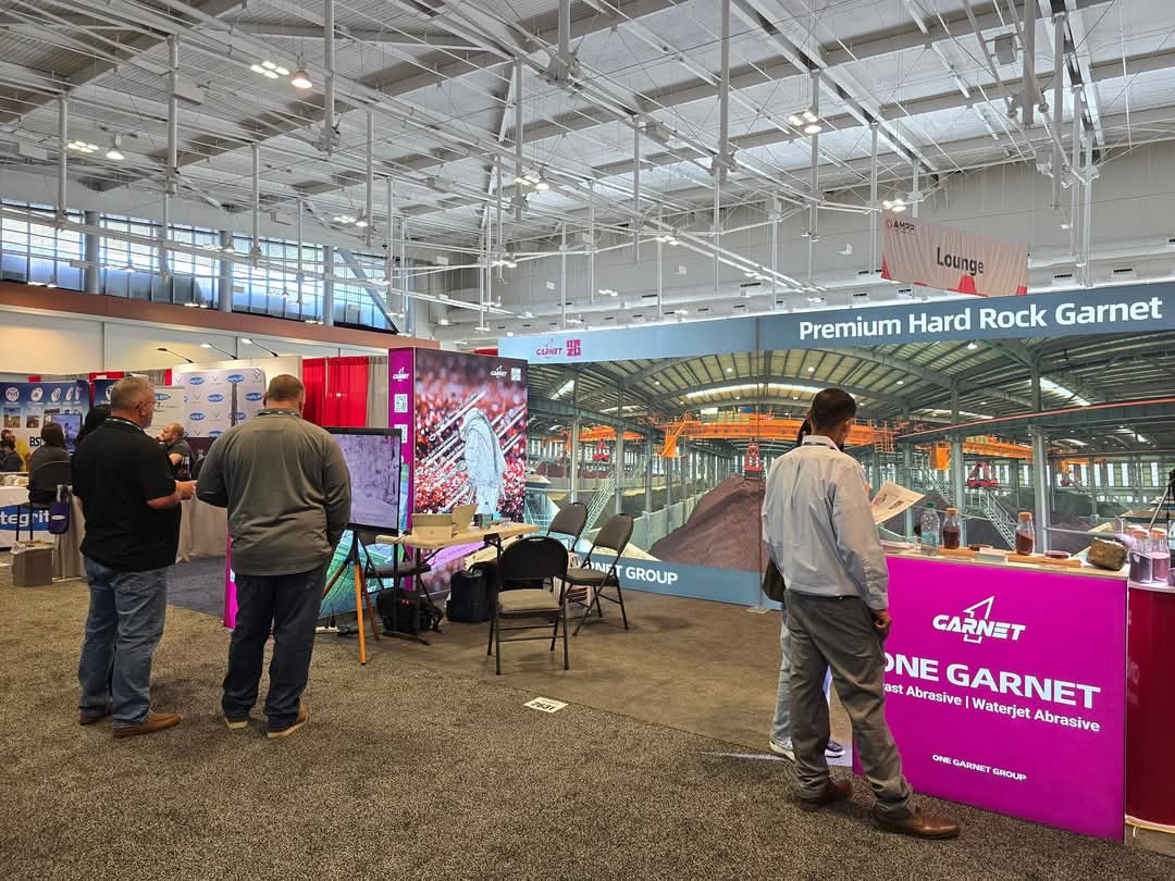 OneGarnetGroup's tweet photo. Day 1 at #ampp2025. Association for Materials Protection and Performance Annual Conference &amp; Expo in Nashville. We are pleased to invite you to visit us in booth #2631 and learn more about Garnet Abrasives.

#AMPP
#SurfacePreparation
#AbrasiveBlasting
#AntiCorrosion
#Corrosion https://t.co/Owl3HJDdJd