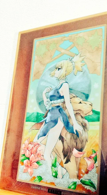 ダイソーに無かった色の額縁、明日届くから待っててね美しいコハちゃん… 