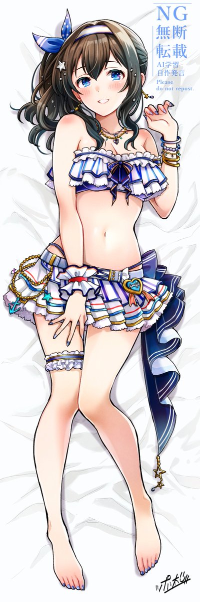 鷺沢文香 「スケブ納品しましたー!リクエストありがとうございました? 」|ポン太＊現在Skeb作業中！受付締め切りました。個人ご依頼受付もまだお休み中！のイラスト