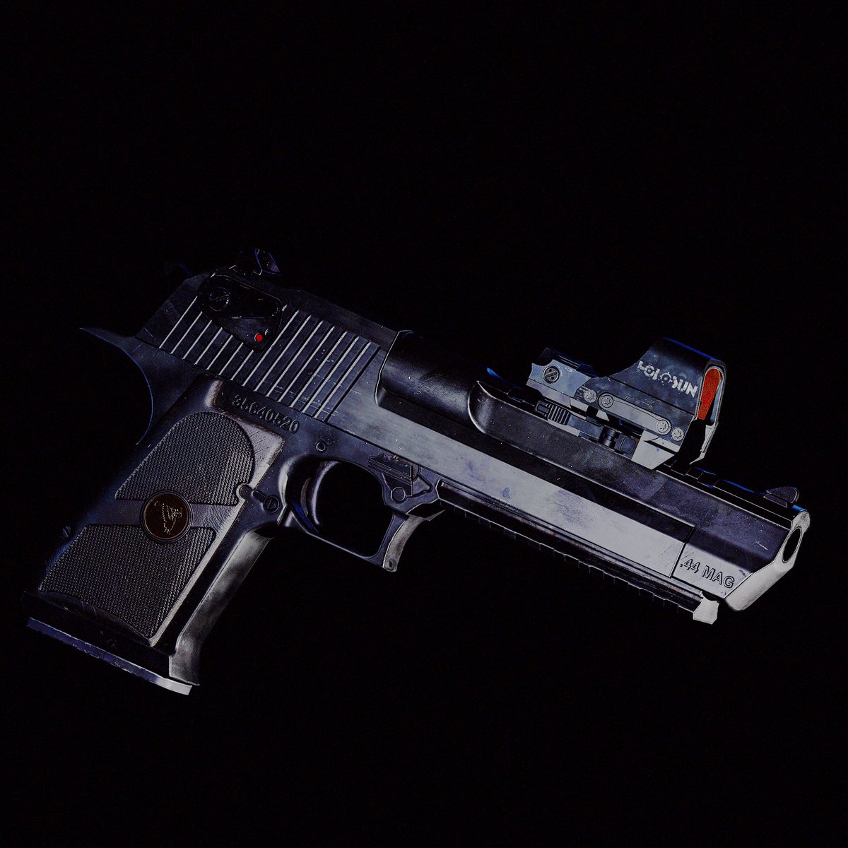 duvetes's tweet photo. Deagle w holosun #blender #plasticity #getplasticity #zbrush #3dartist #art https://t.co/UuK9aC0iQa