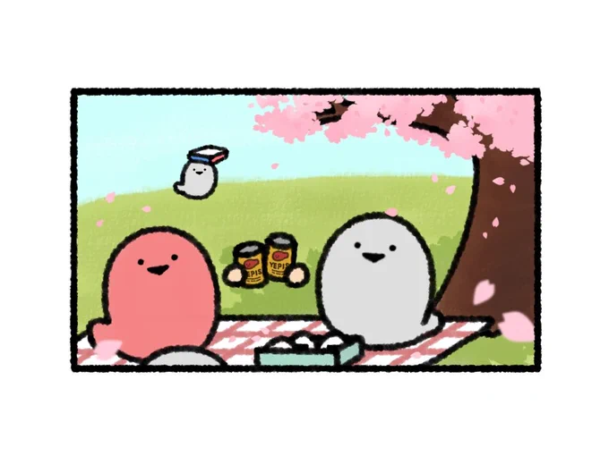 【再掲】お花見するばすぴす 