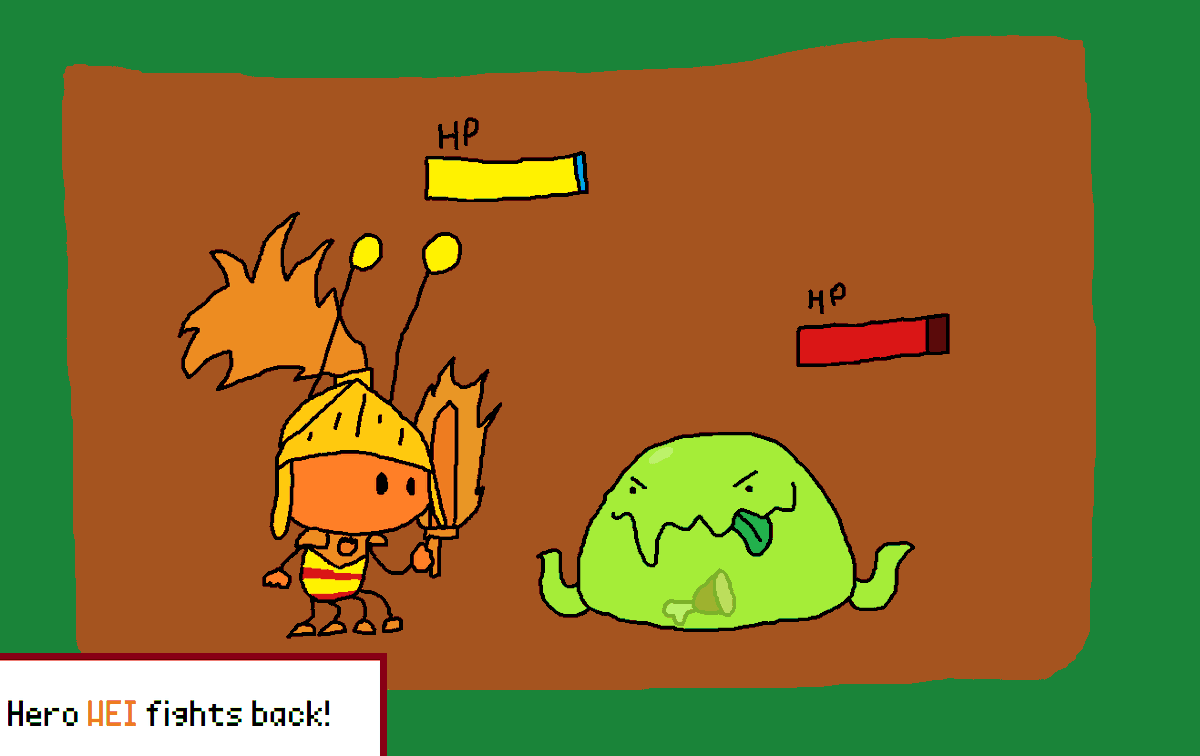 ThePalafin's tweet photo. Bug Spring Day 9: Slime
#TheLingoShow #RPG #Slime #Wei #FireKnight #BugSpring #Battle https://t.co/vPWDUUFUiF