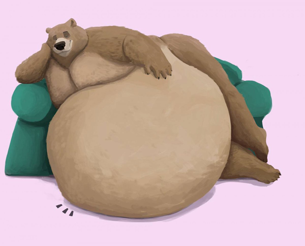 bigbadvorebear's tweet photo. @FeedTheJankos Hehehe Bears and sofas are always a good combo~ should maybe get it updated eh boss?~ hrhrhr btw was my first ever comm hahaha https://t.co/Cafnkm0wEr