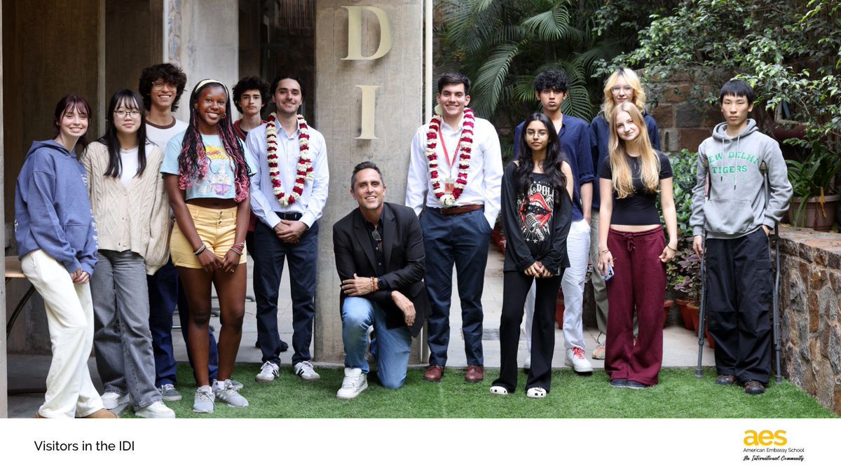 AESDelhi's tweet image. Stanford University Seniors, Kevin Malaekeh and Joaquin De La Luz Abarca, dropped by IDI to share wisdom on navigating college, crafting a meaningful life, and embracing global experiences with our students.
#AESDelhi #IDI #InternationalSchool #DesignAndInnovation #Learning