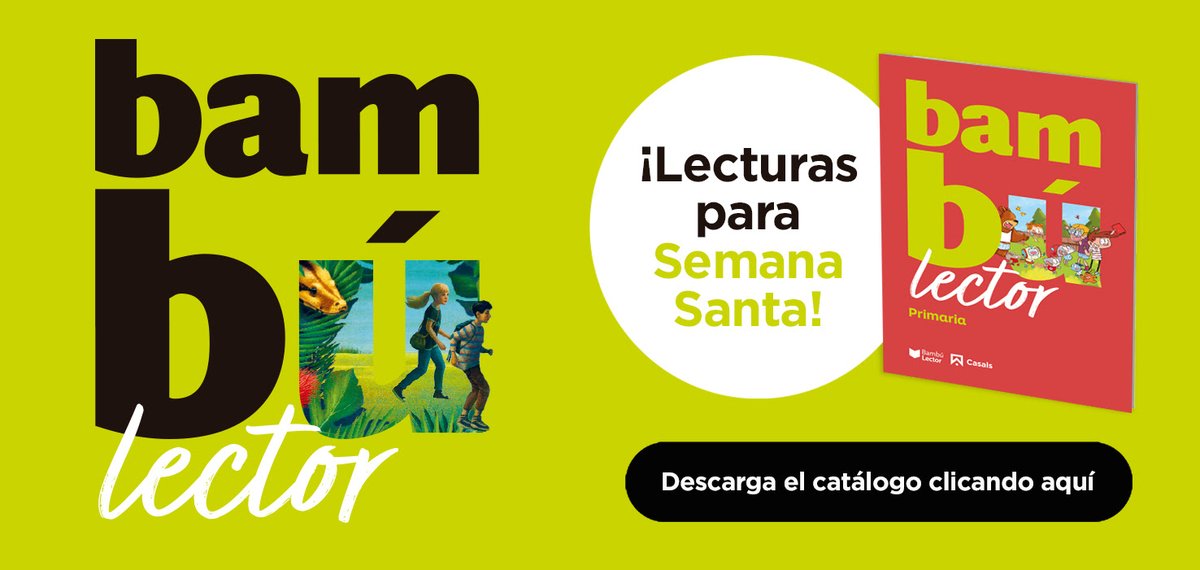 jaguzmanamador's tweet photo. 📚 ¡Recomienda a tus alumnos las mejores lecturas para Semana Santa y el Día del Libro!

¡Llenamos las maletas de libros para las vacaciones de Semana Santa!💛

Pincha aquí...👇
https://t.co/eVhBreXtVR

#combeleditorial #combel #LecturasInfantiles #LibrosParaNiños #semanasanta https://t.co/dZaXsHuOEj