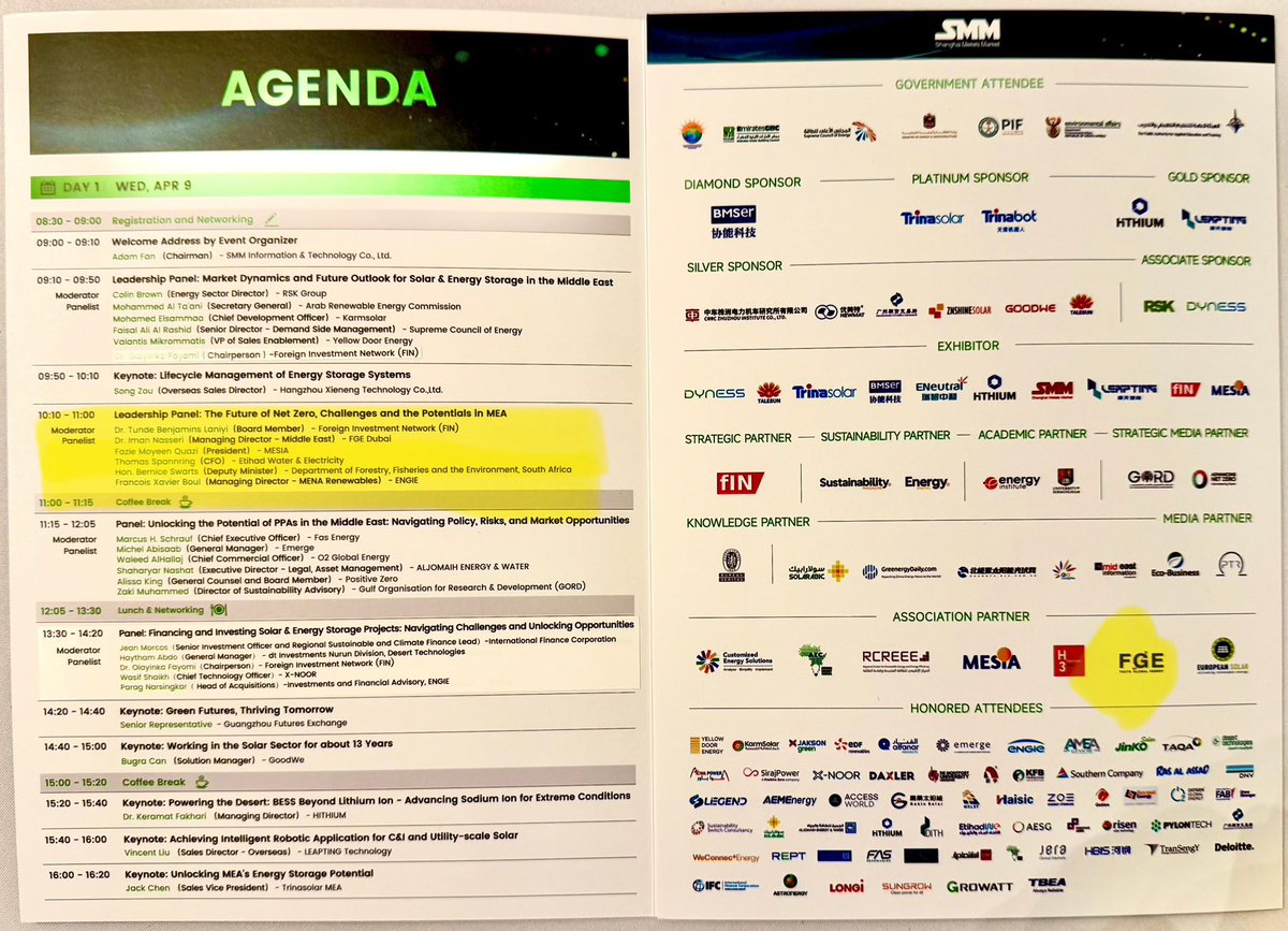 imannasseri's tweet image. Glad to be back at the "#NetZeroMEA" conference being held today and tomorrow in Dubai, exploring every aspect of the regional developments as well as challenges industry is facing towards the #NetZero targets.
#SMM @FGEnergy #FGE