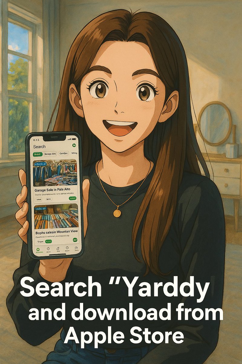 Yarddy_com's tweet photo. Give it away or sell it fast! 👍👏
Got stuff you don’t need? 🎁📦

🏡Yarddy it—sell or give it away!
🛒 Discover local yard sales
📍 Post in seconds

Now on iOS &amp; Android 📲

#Yarddy #FreeStuff #GarageSale #YardSale #Declutter #SellLocal https://t.co/CxWXoG2uAr