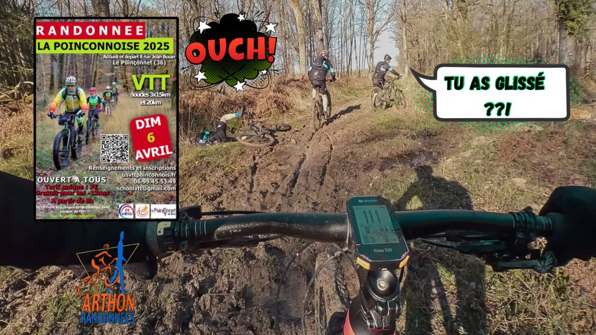 Jerom_Imbert's tweet photo. La Poinçonnoise 2025 https://t.co/1g29tBb2gR via @YouTube 

#VTT #RandonnéeVTT #chuteenVTT #YouTube #LumaFusion #GoPro https://t.co/FlIFf0gAzD