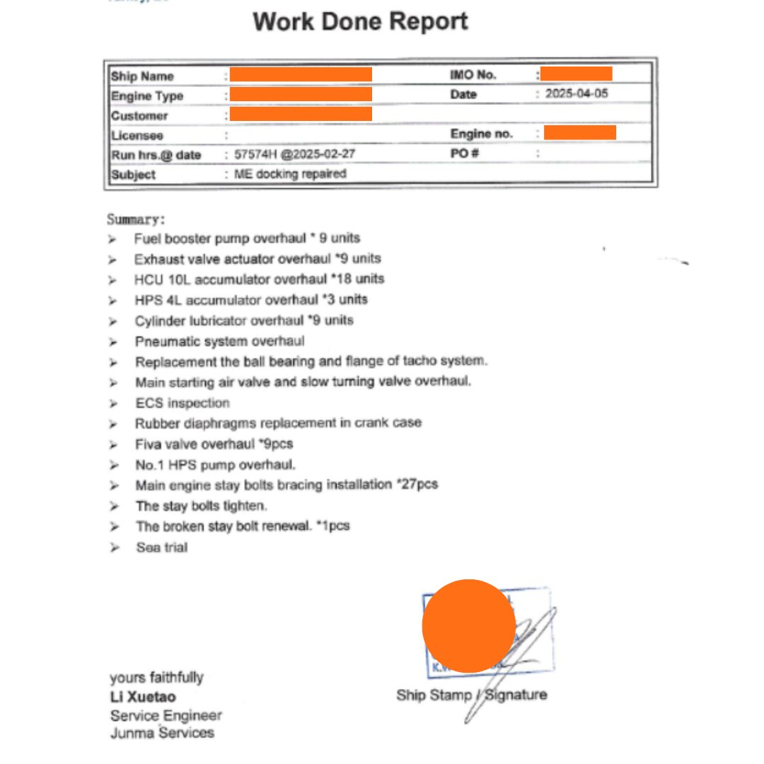 JunmaServices's tweet photo. We are delighted to congratulate our Service Engineer, Mr Li Xuetao, for his excellent work and solutions for one of our clients. Our director, Mr Yang Yongdong, received a complimentary email. Another Satisfied Client. Another Excellent Work Completed.
#JUNMA #JunmaServices https://t.co/RHkbAjCBWy