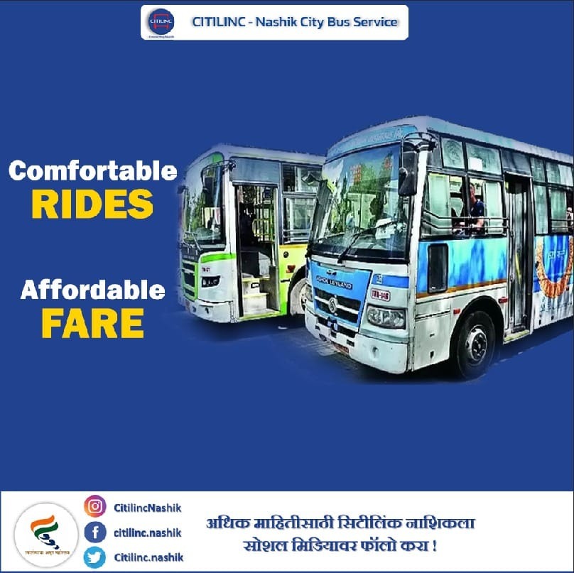 CitilincNashik's tweet photo. Enjoy a Hassel free commute with affordability !
.
.
#citilinc #nmpml #connectingnashik #mynmc #CitilincBus #citilincnashik #gogreengocitilinc #SmartandSustainableNashik #explorenashik #incredible_nashik https://t.co/5Fa5fJHK6N