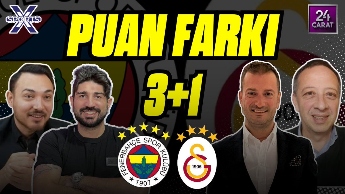 FENERBAHÇE GÜNDEM ÖZEL, BUGÜN 11.00’DE
⚽Tâlha Arslan’ın sunumu, Can Arat, Deniz Derinsu ve Serbay Şenkal’ın değerli katkılarıyla 24CARAT ekranlarında sizlerle buluşuyor...

Canlı yayın linkimiz: youtube.com/live/jPkji7v98…