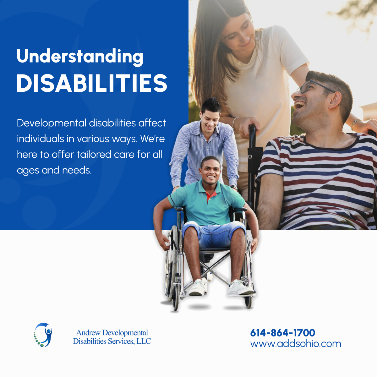 andrewdevdsllc's tweet photo. 💡 Our mission is to support individuals with developmental disabilities, offering personalized care plans to improve their quality of life. 🌟We’re here for you! 💬

📞: 614-864-1700
📧: info@addsohio.com
🌐: https://t.co/UKWeZkyZHb

#WhitehallOH #DisabilitySupport https://t.co/3agFZJFIGH