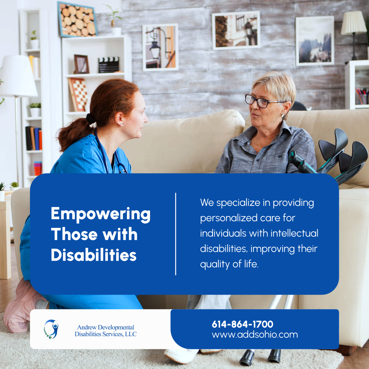 andrewdevdsllc's tweet photo. 🌟 Our services cater to individuals with intellectual disabilities, offering the care and support they need to thrive. 🌱  Learn more about our specialized services. Reach out today!

📞: 614-864-1700
📧: info@addsohio.com
🌐: https://t.co/UKWeZkzxwJ

#IntellectualDisabilities https://t.co/anwx1yIK9O
