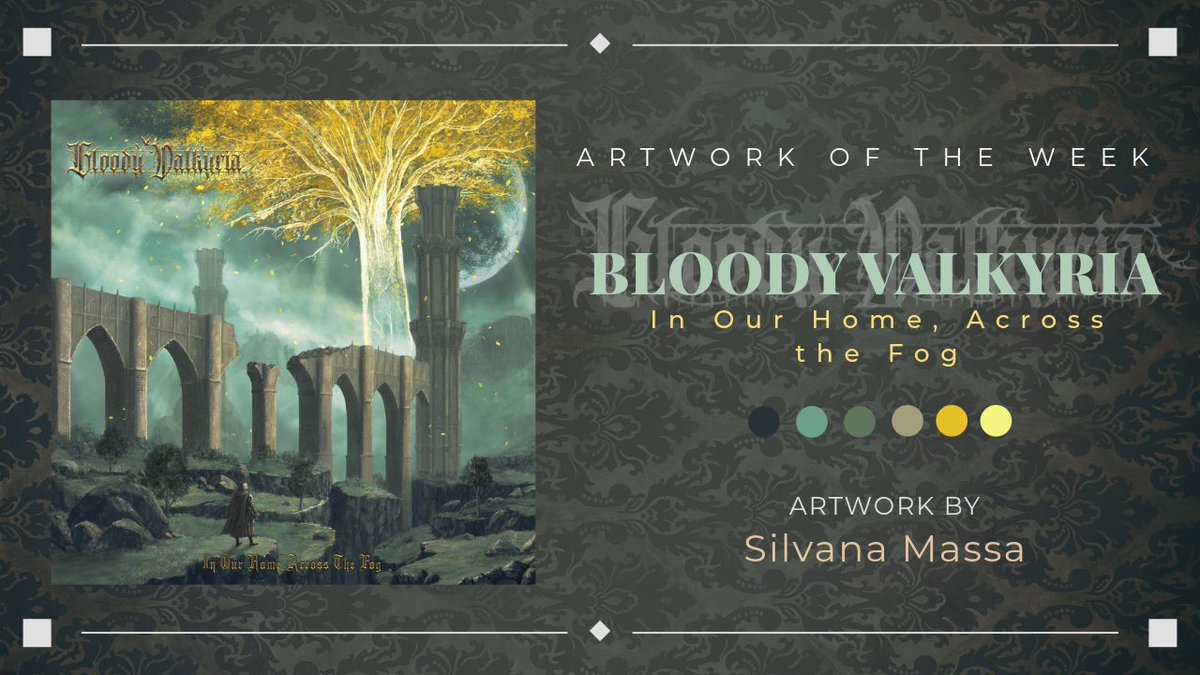 Defstar666's tweet image. The artwork done by Chilean fantasy art illustrator Silvana Massa. She mostly doing commissions for metal bands, such as TORN OF EXISTENCE, WURMIAN, AUTUMNWATCH, KEYS OF ORTHANC, FATHOMAGE, NORVERN and many others 
#BloodyValkyria #fantasyart #acrilyc #painting #cover #art