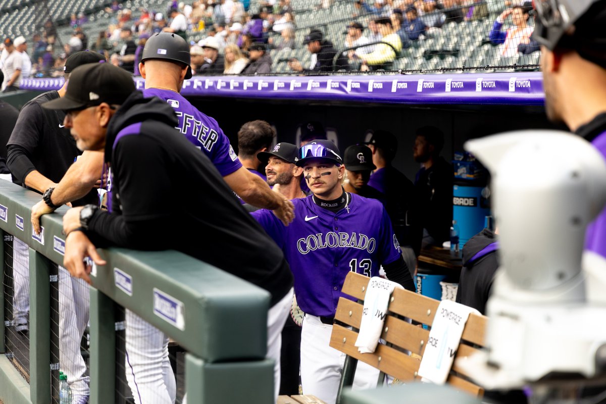RoxAddict's tweet photo. @zacveen  in Dugout before his MLB Debut tonight at Coors for the @Rockies 
#whyilovecoorsfield #Rockies #MLB #MLBdebut https://t.co/zFXFVo6X2Y