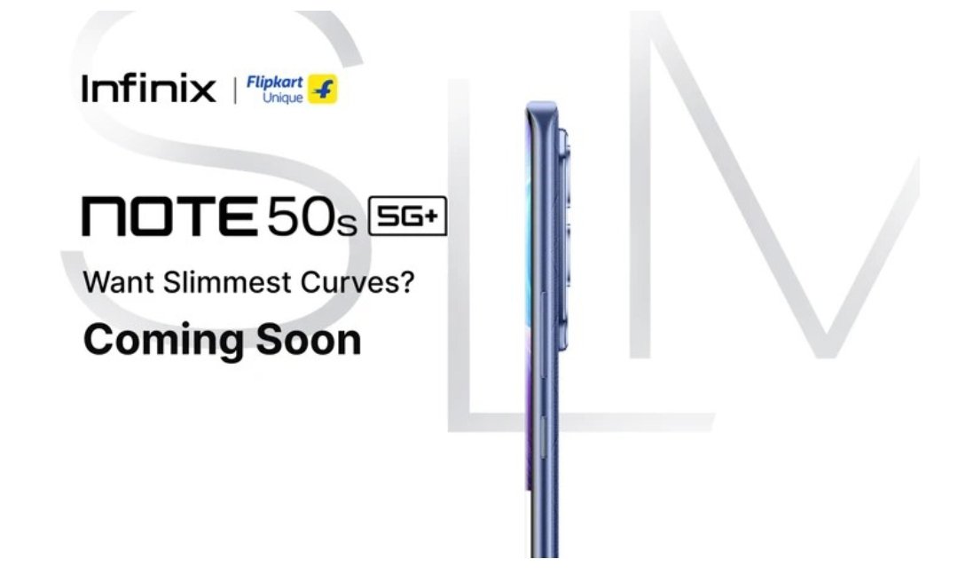 TechHome100's tweet image. Infinix Note 50s 5G+ launching soon in India 🇮🇳 
▫️3D Curved Display
▫️Slim body / Thin body
#Infinix #InfinixNote50s