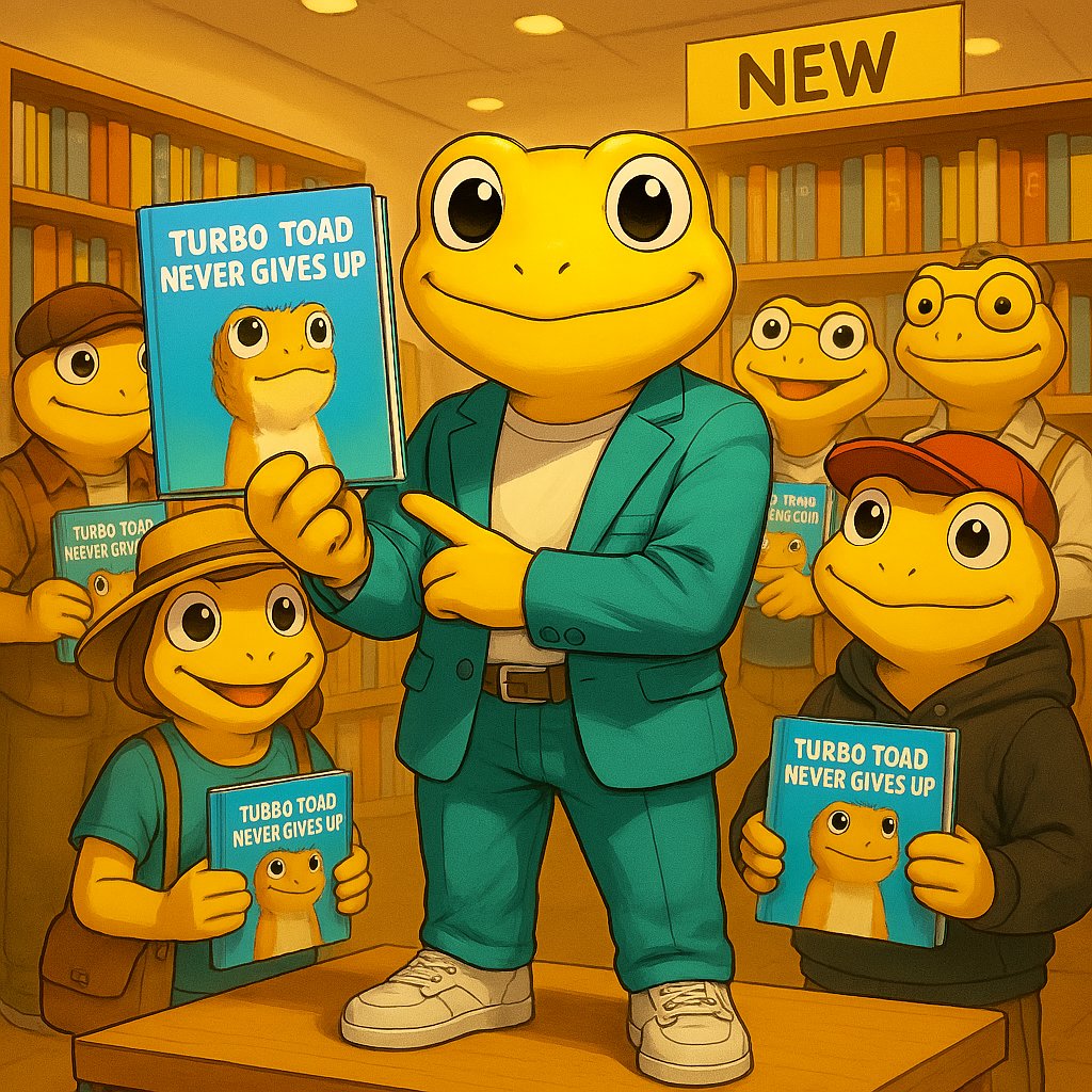 Turbo Toad Never Gives Up – A $Turbo Story

The moment is almost here — the story that might just change your life.

Don’t miss your chance! 🚀📖
