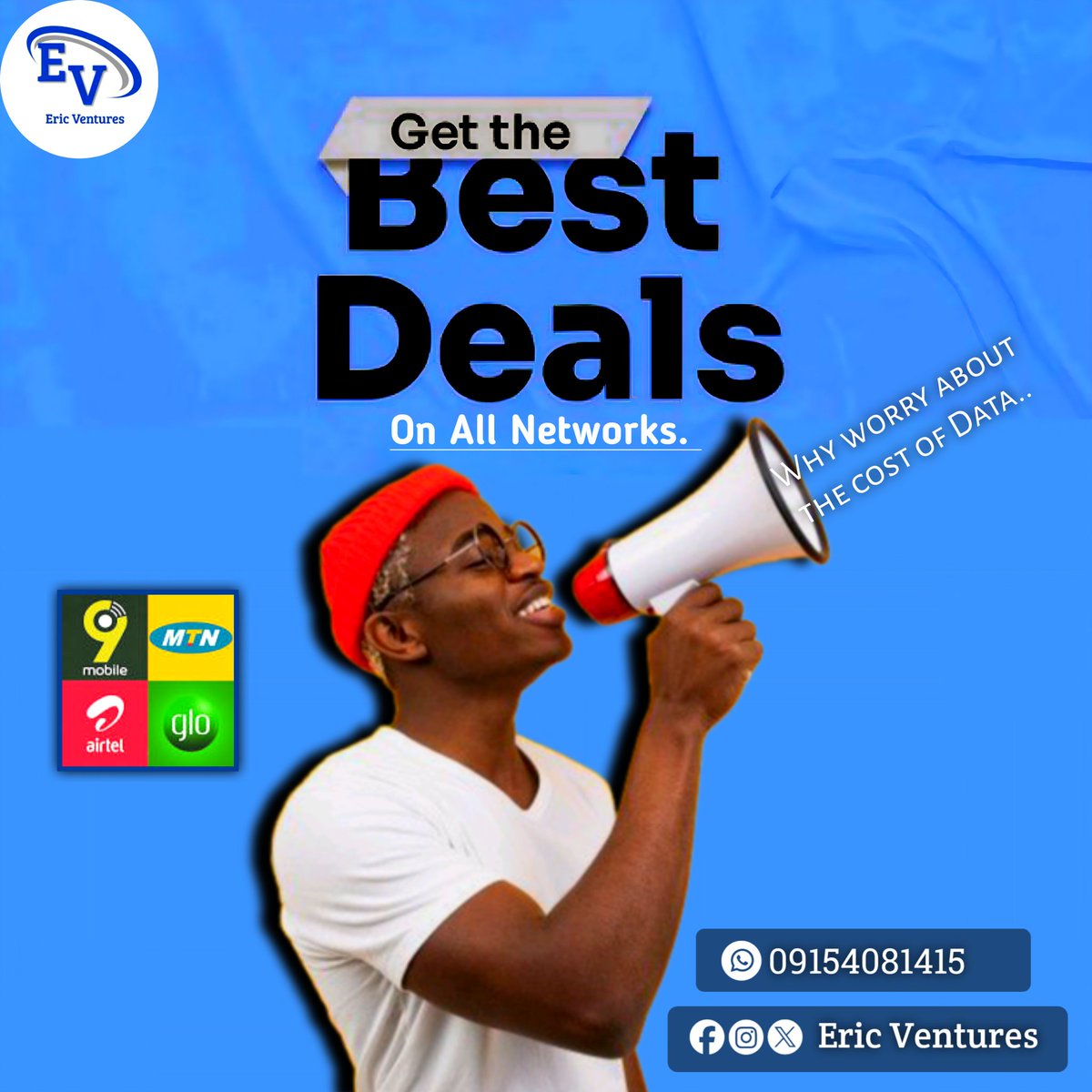 Ericventures1's tweet photo. Data 
Airtime 
Bet funding 
Cable subscription 
Utility bill payment 
Airtime to cash 
WAEC and neco pins https://t.co/vqTTbyUghq