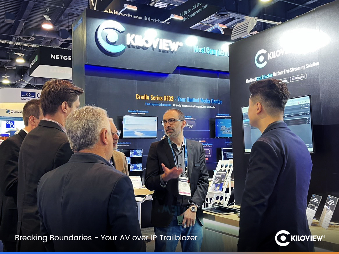 🔥 Day 3 at NAB 2025 was electric! Kiloview’s tech wowed media pros. Thanks to all who joined us! 👉Last chance tomorrow—catch live demos &amp; explore more solutions!
📍 Booth: SL9413
🎟️ Guest Pass Code: NS3988 
🔗 Register Here: registration.experientevent.com/ShowNAB251/ #Kiloview #NAB2025 #AVoverIP