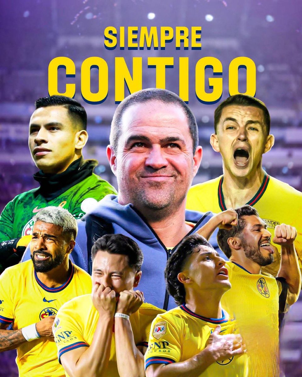 YO JAMÁS TE DEJARÉ
 SOLO🦅💛

He estado en las victorias, en todos los campeonatos. Y aunque muchos se bajen del barco, yo siempre seguiré FIRME Y ORGULLOSO CON EL CLUB AMÉRICA. 

EN ESTOS MOMENTOS QUEDA CLARO QUIEN ES EL VERDADERO AZULCREMA
 ✅👏🏻