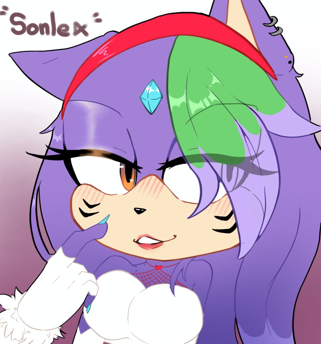 Un Icon simple color para una persona en Facebook 
Lo publico aqui por primera vez 🫶💕

#fanart #sonicfanart #oc